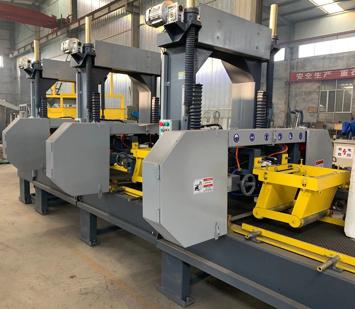 Пилорама ленточная автоматическая многопильная портативная 5 пил