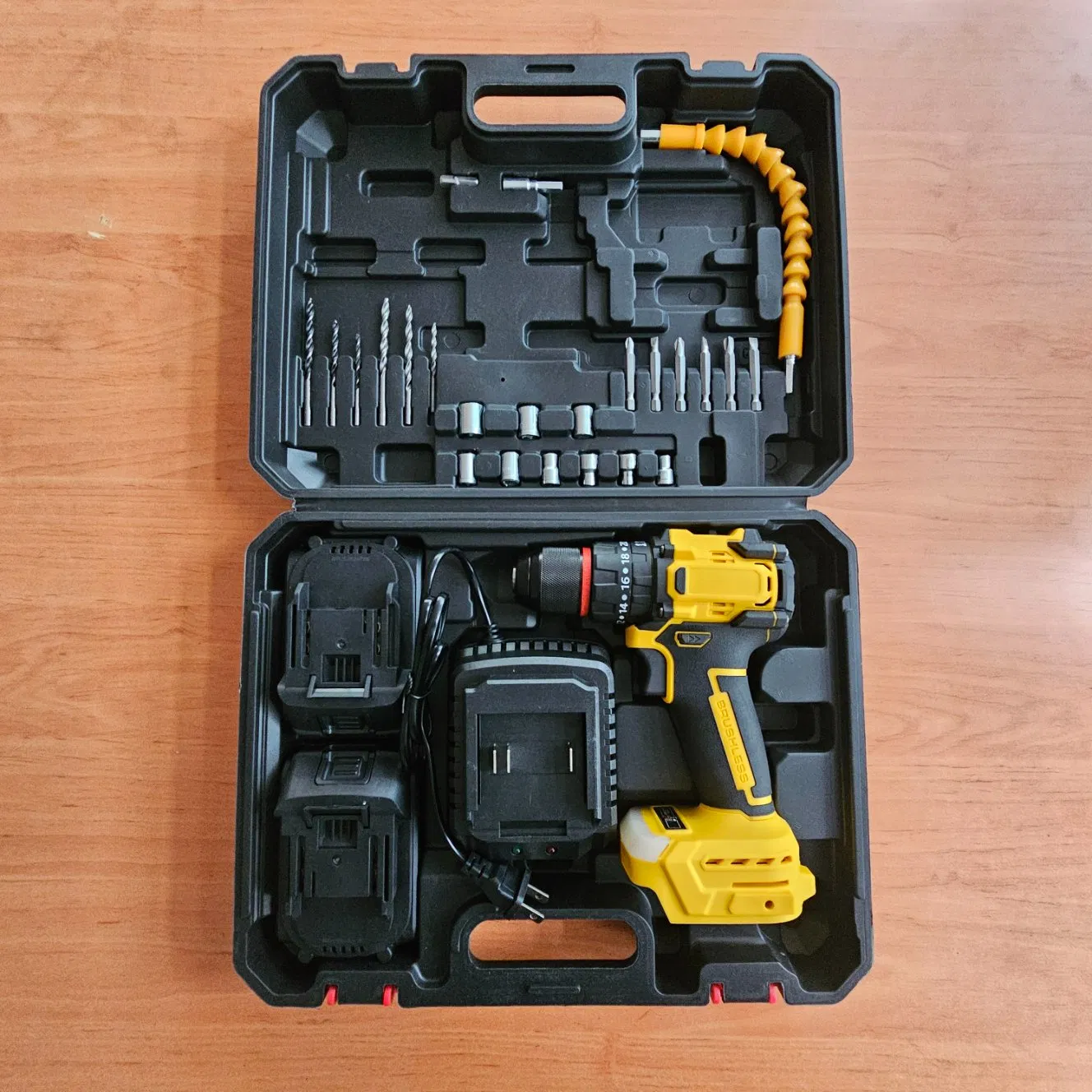 Premium Industrial Power Tool Shock Absorbent Power-Tool Comprehensive Kit Tool Set 21V Free Ship