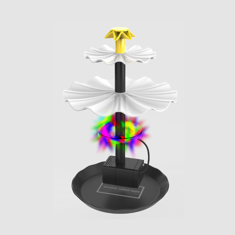 6W Garden Flower Spraying Kit Fountain Solar Panel Powered Flower Garden Decoration Outdoor LED Water Fountain Pump