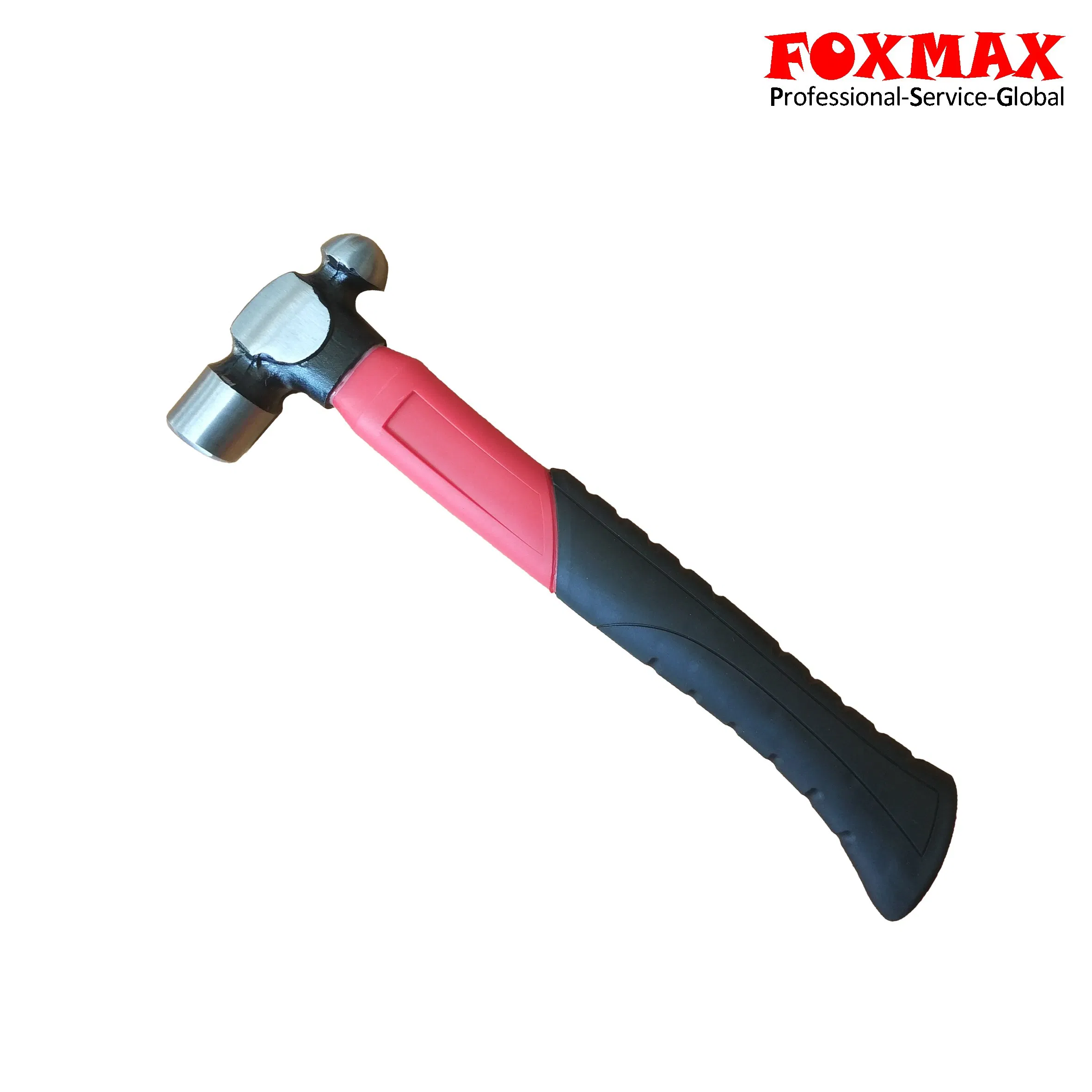 Молоток слесарный с круглым бойком и фиберглассовой ручкой