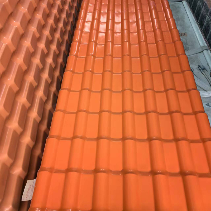 30 Years Warranty Spanish Synthetic Resin Roof Tiles PVC Sheet Plastic UPVC Corrugated Shingles Roofing Material