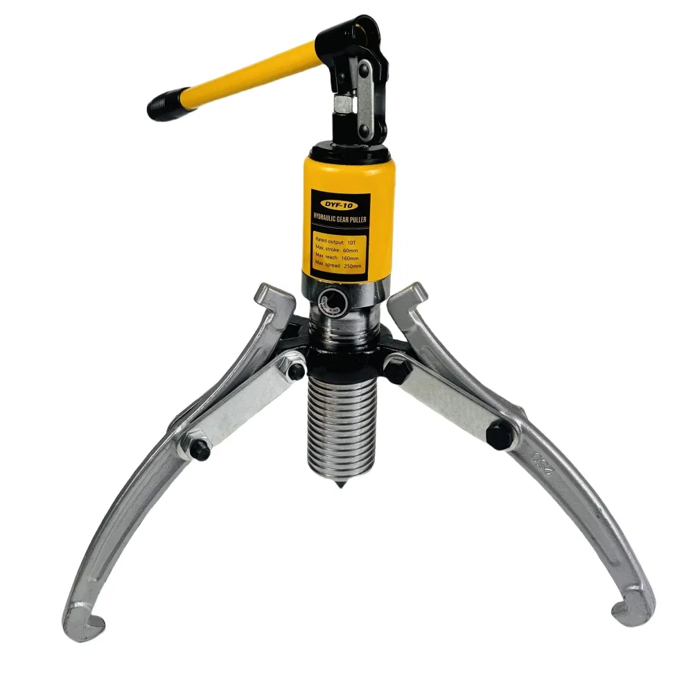 Dyf-10 10ton Gear Adjustable Tool 3 Jaws Pulling Separator 3 in 1 Pump Steel Wheel Bearing Repair Shop Cable Hydraulic Puller