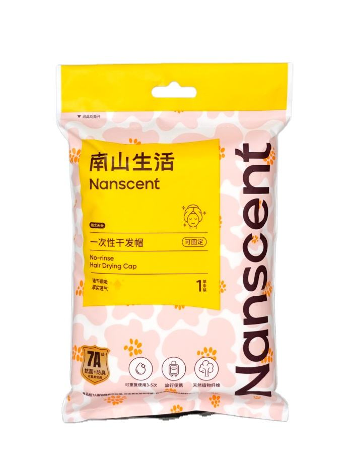 OEM Wholesale Disposable Hair Cap Dry Towels Super Absorbent Salon SPA Hotel