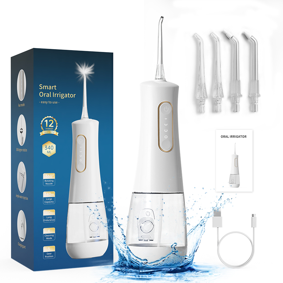 Ipx8 340ml Water Tank Flosser Water Flosser Oral Irrigator