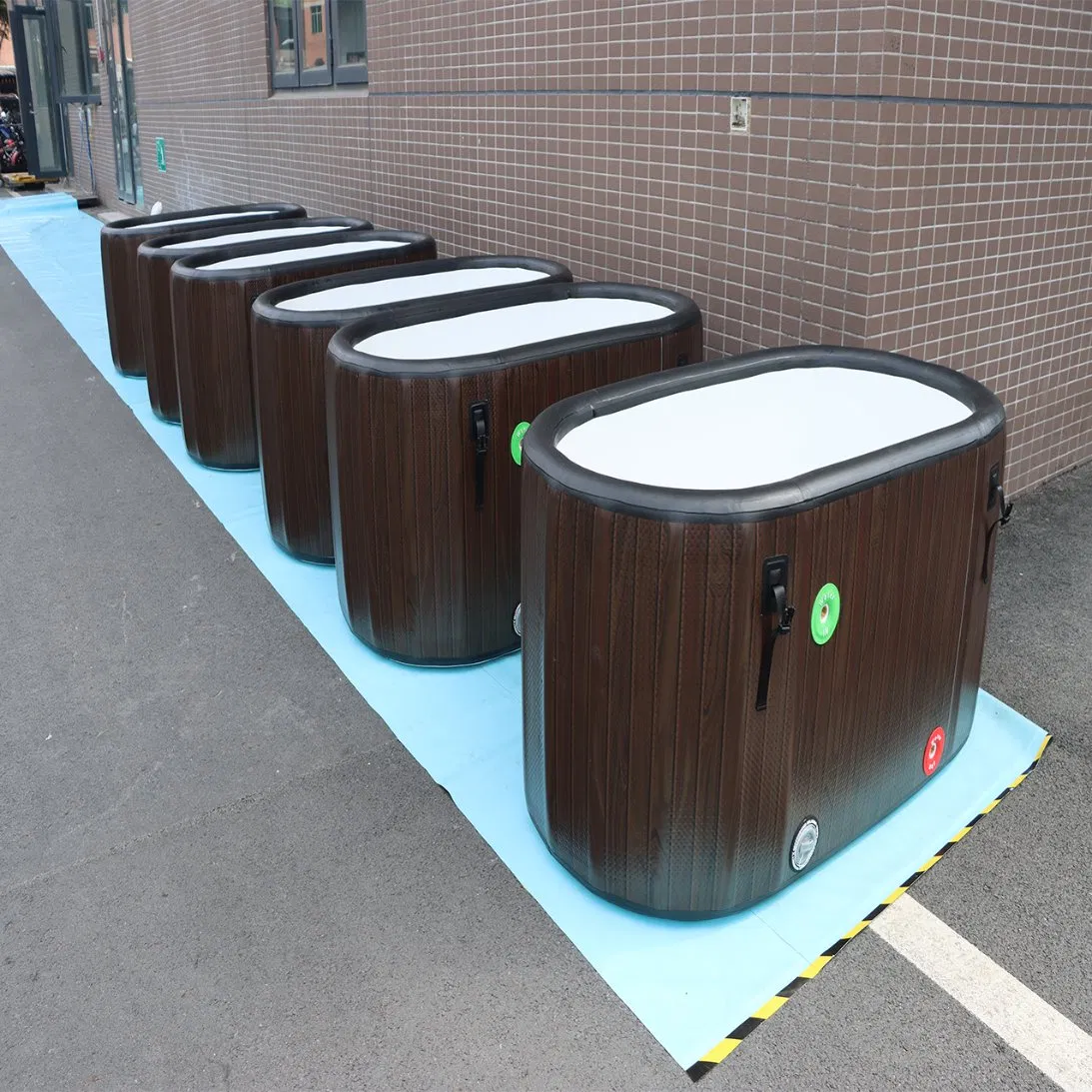 Складная ПВХ ванна для ледяных ванн, 60+ галлонов