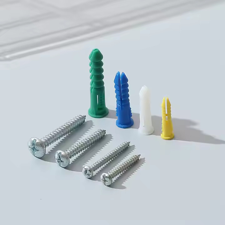 Пластиковый распорный винт (анкерный болт)
