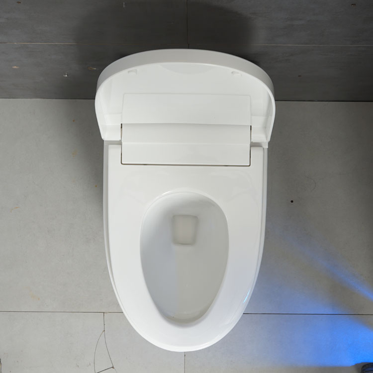 Mechanical Fitting Foot Kick Flush Ceramic Sanitary Toilet