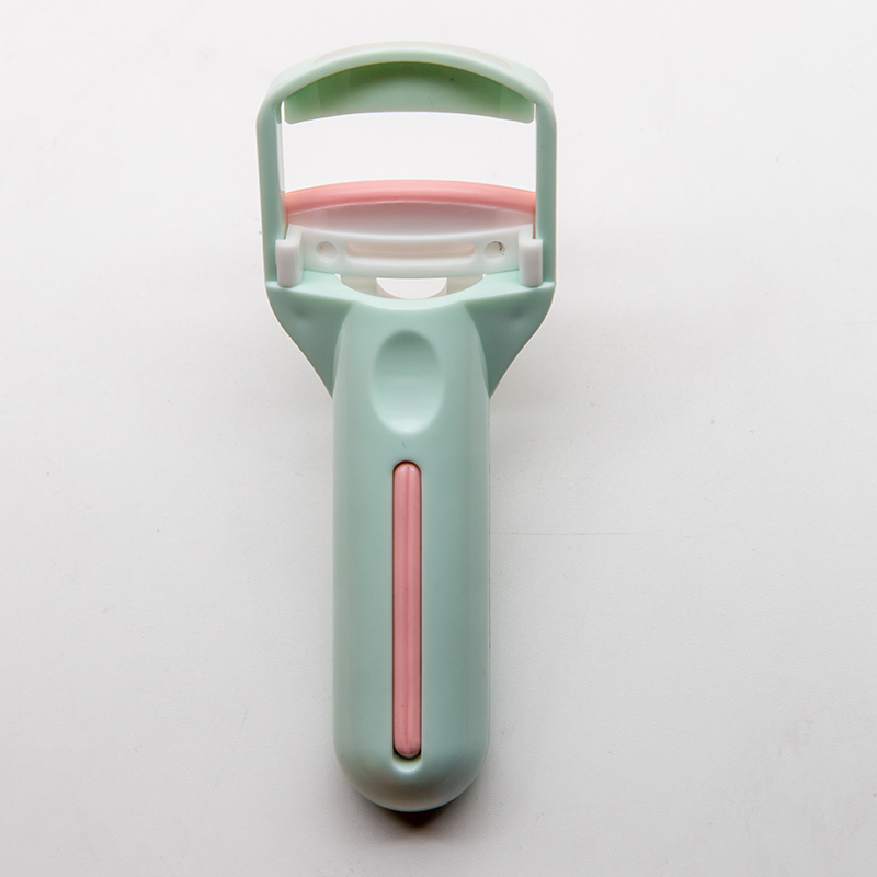 New Design White Pink Portable Plastic Eyelash Curler