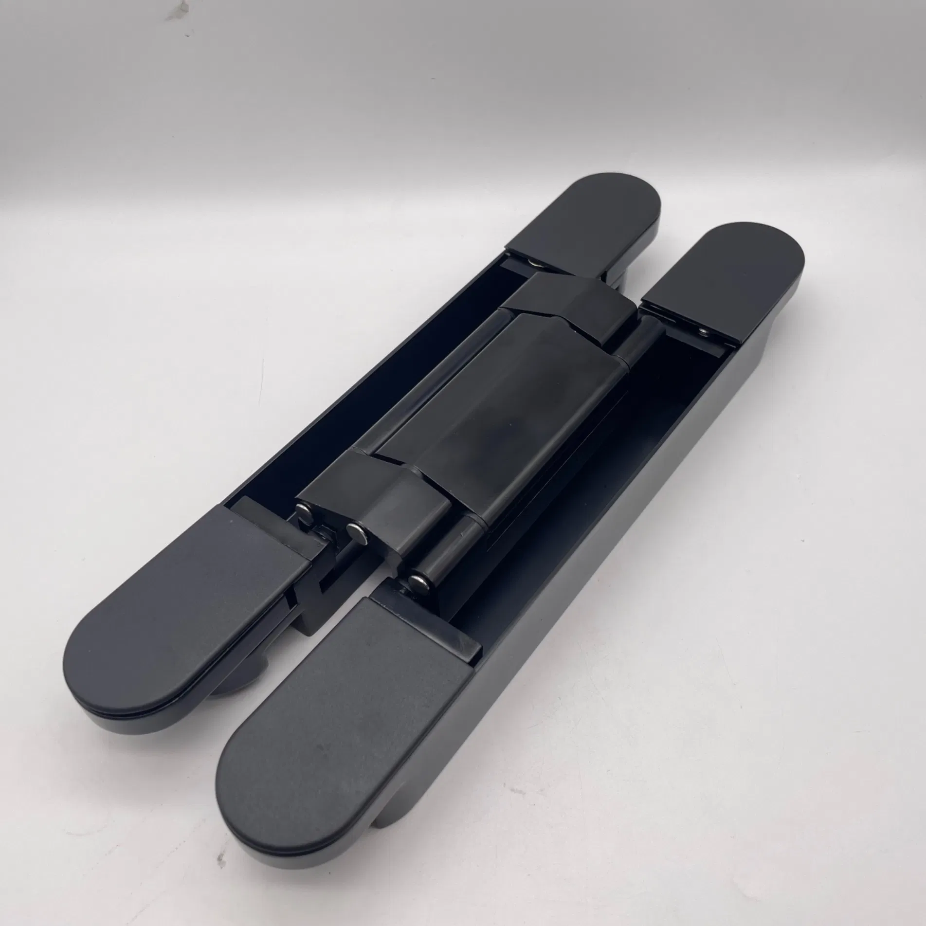 Black Invisible Hinge Zinc Alloy 3D Adjustable Concealed Door Hinge