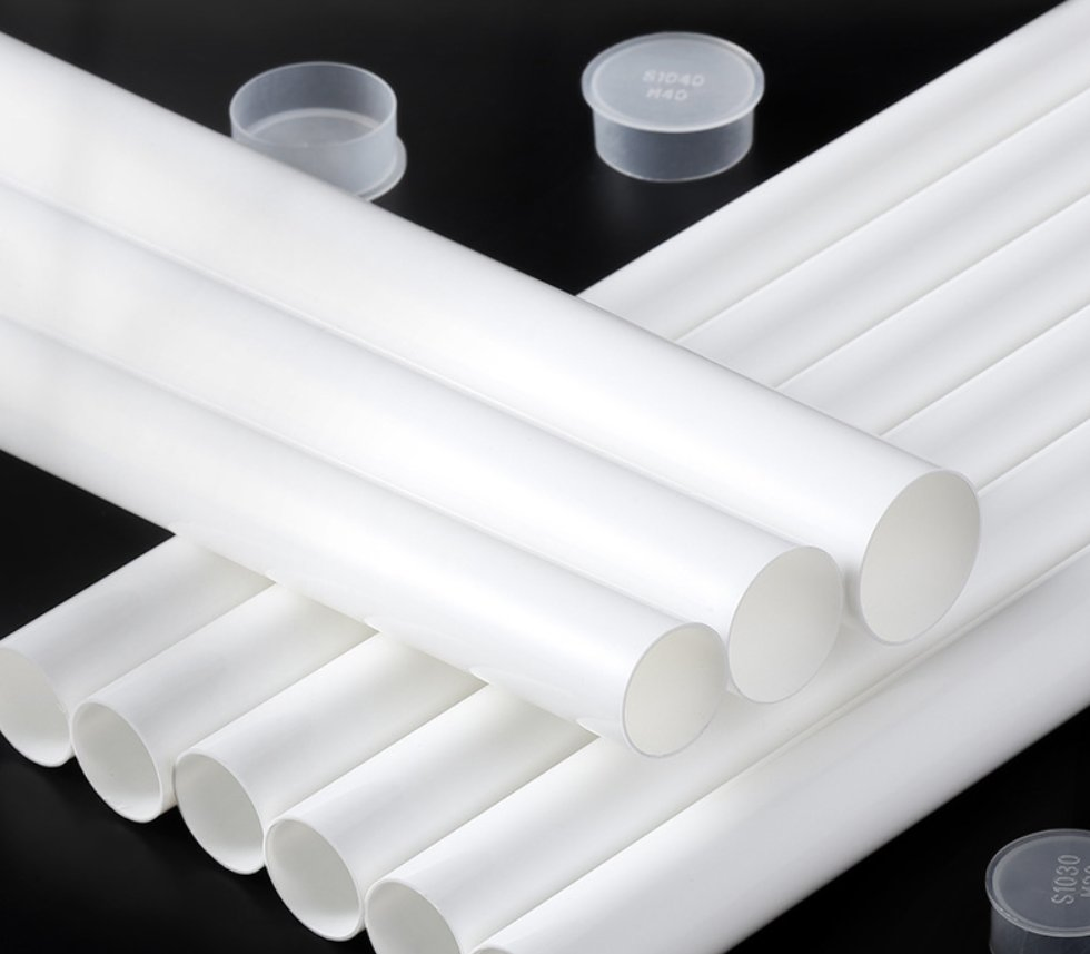 Custom Processing Extrusion Molding White Color ABS Pipe for Oil Painting Packaging Tube