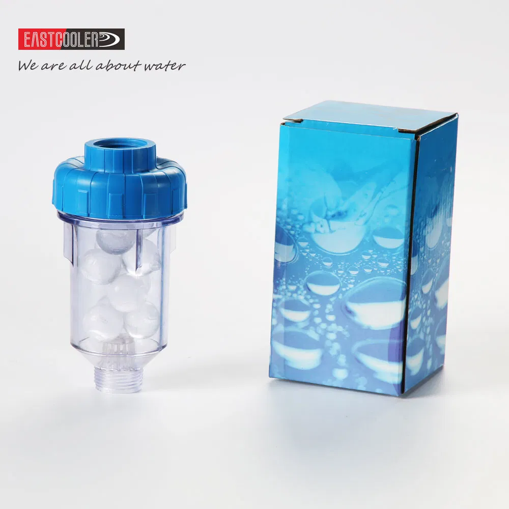 Inline Hard Water Filter with Crystal Resin & Tourmaline Balls