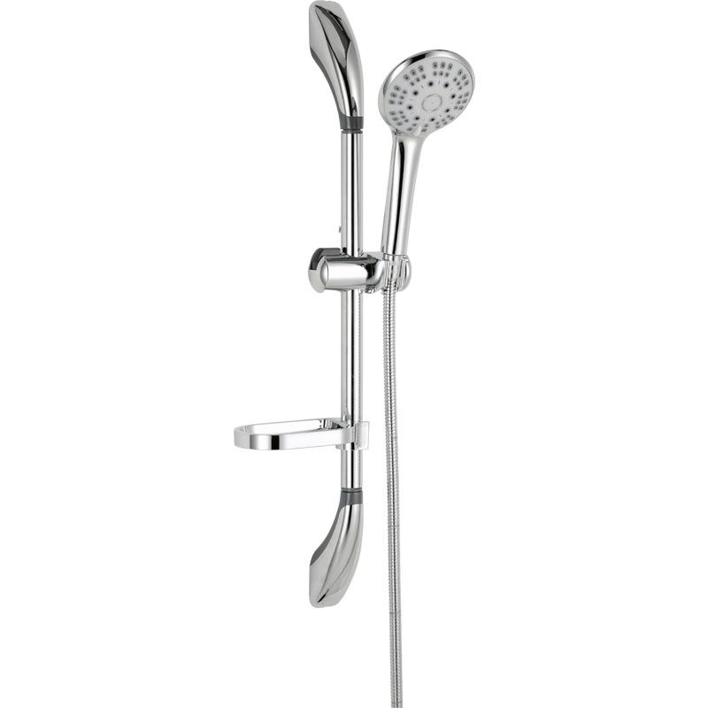 Shower Slding Bar with Soap Dish