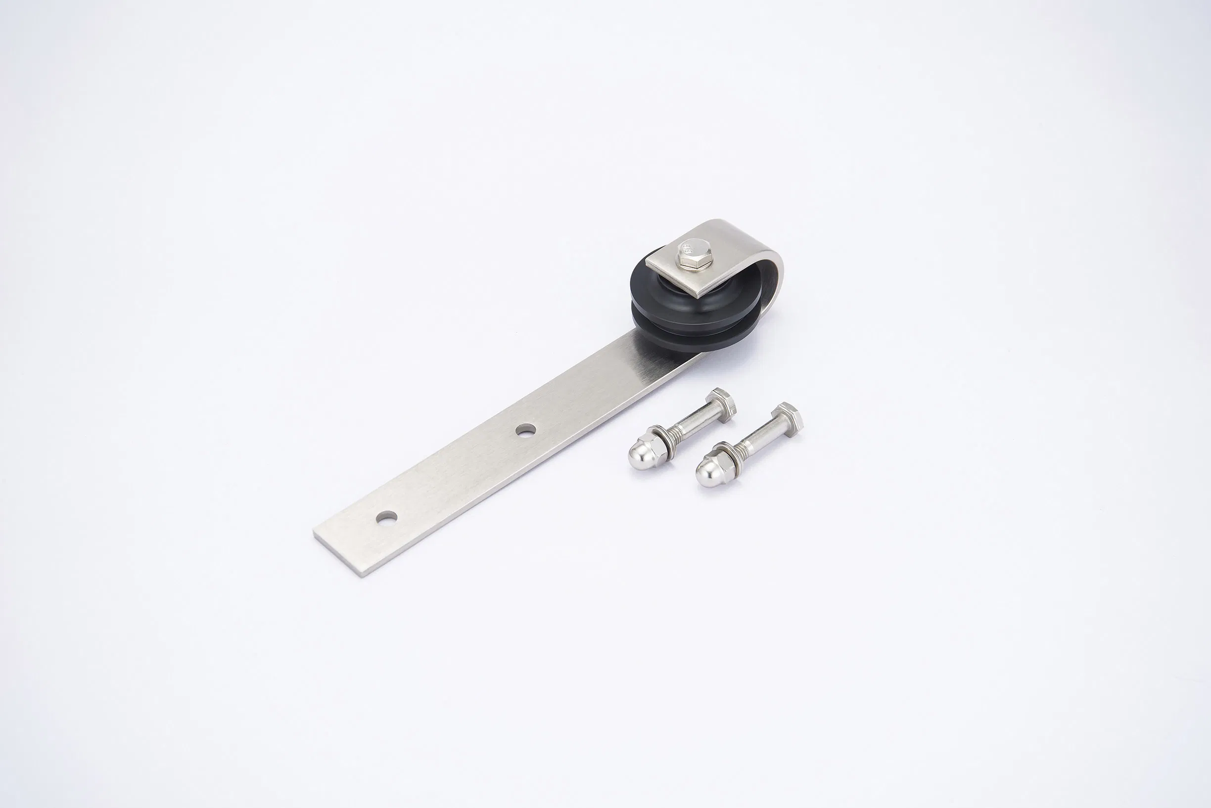 Black Barn Door Hardware Straight Strap Sliding Door Hardware