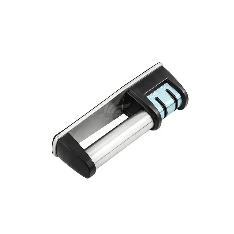 Straight and Serrated Sharpened Dull Knives Quickly Stainless Steel Knife Sharpener of Kitchen Knives