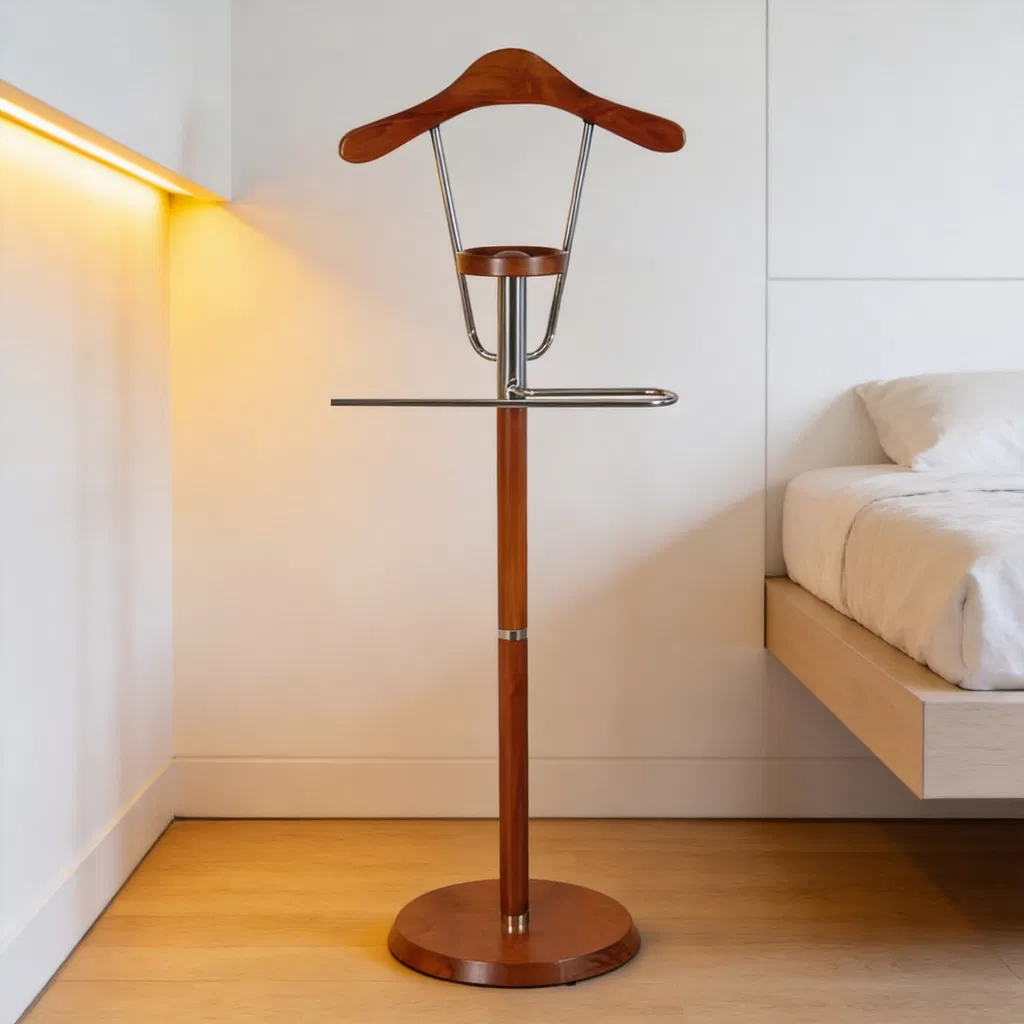 High Grade Stylish Look Clothing Storage Unit User Friendly Design Efficient Space Utilization Well Built Solid Structure Bedroom Furniture Valet Stand