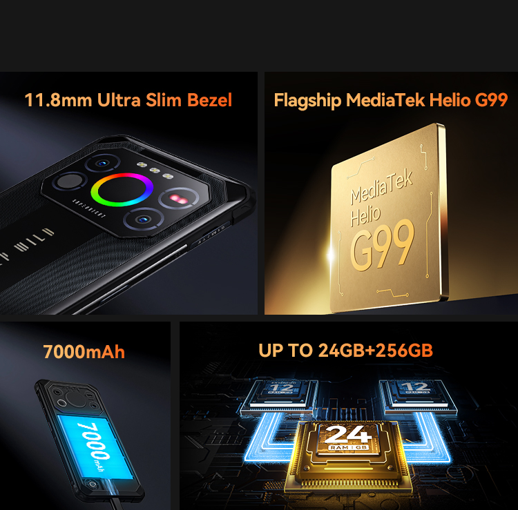 Защищённый смартфон G99 с NFC и сканером отпечатков