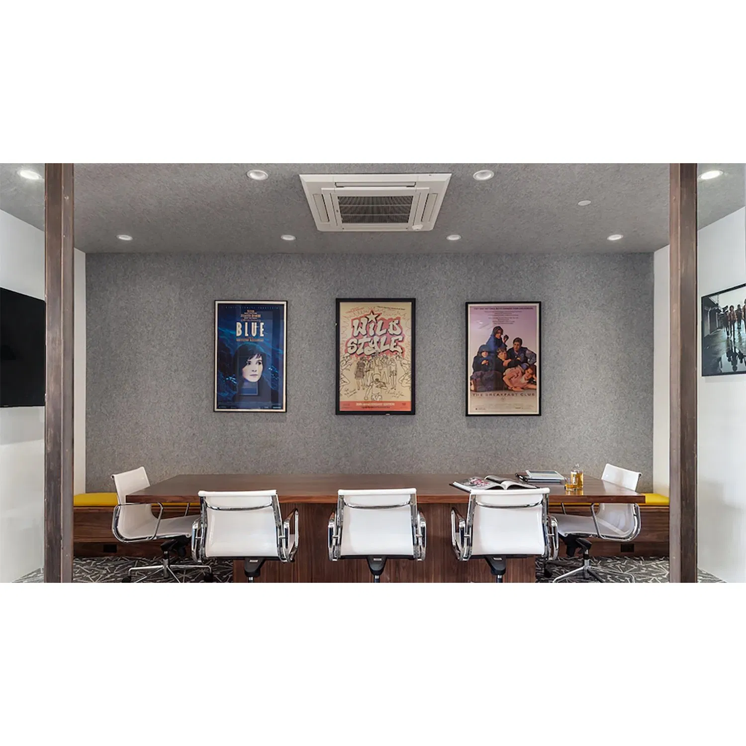 Color Decorative Fabric Polyester Fiber Acoustic Wall Panel for Interior