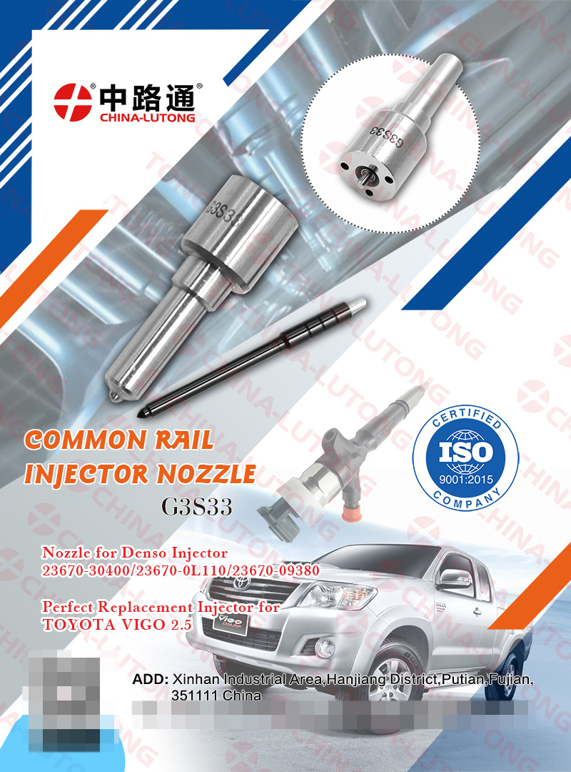 Diesel Injector Nozzle G3S33 293400-0330 для Denso Hilux 23670-30400