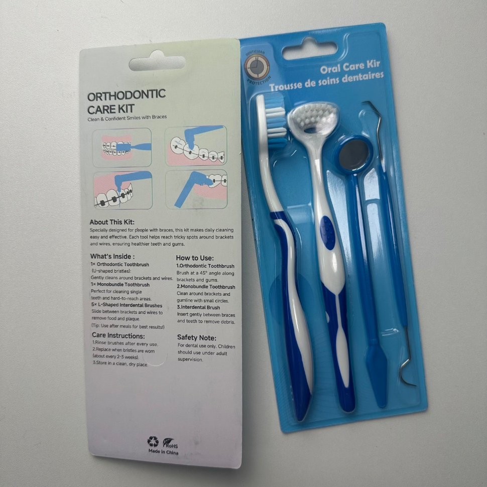 Denture Brush Denture Toothbrushes Double Sided Toothbrush