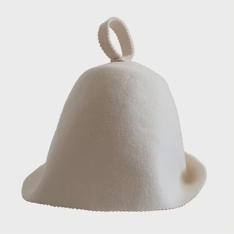 High Quality 100% Wool Felt Sauna Hat for Russia
