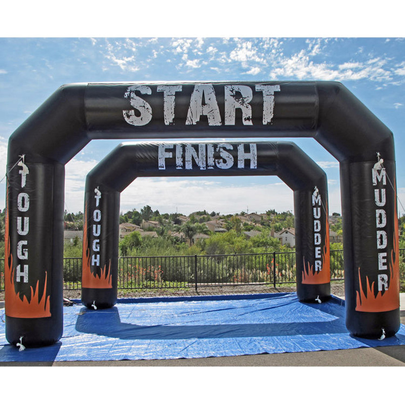 Custom Inflatable Arch Advertising Arch Inflatable Gate Inflatable Running Arch Finish Start for Marathon