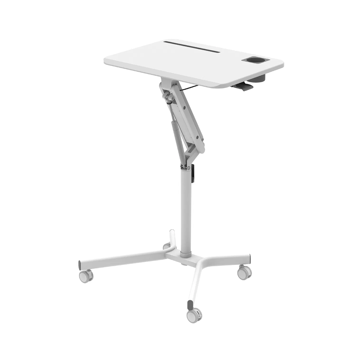 Best Selling Gas Spring Adjustable Laptop Cart for Office