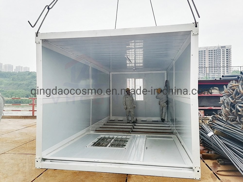 Steel Buildings Flat Pack Shipping Prefabricated Sandwich Panel Prefab Container Folding Portable Garage/Modular House/Small House/Tiny House