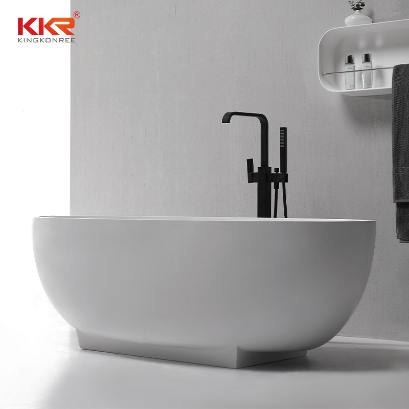 Factory 60" Shower Acrylic Stone White Bathtub