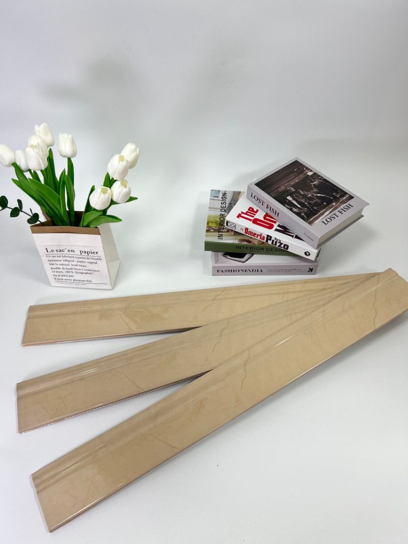 Modern Design 100*800mm Border Porcelain Ceramic Skirting Tile Wall Floor Edge Decoration