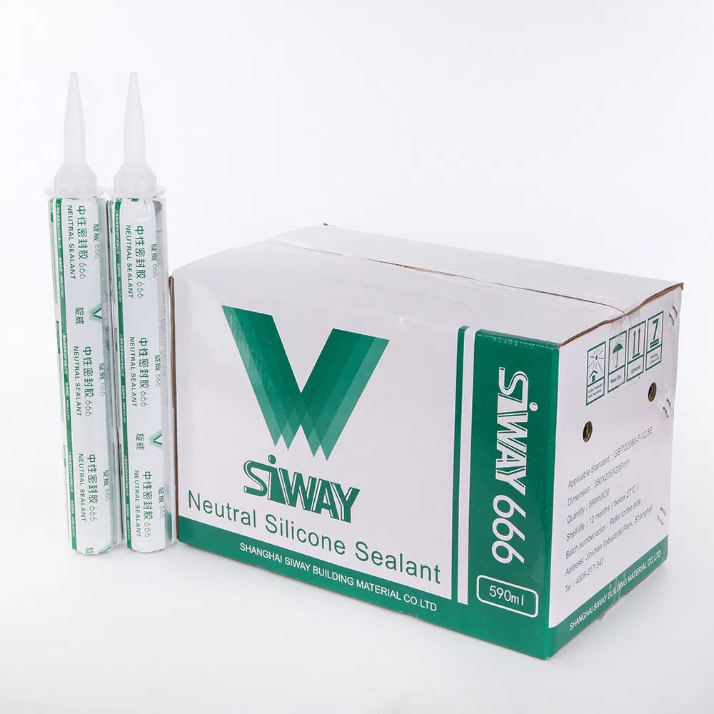 Sv666 Fast Curing One Component 100% Neutral Cure Silicone Sealant for Window and Doors
