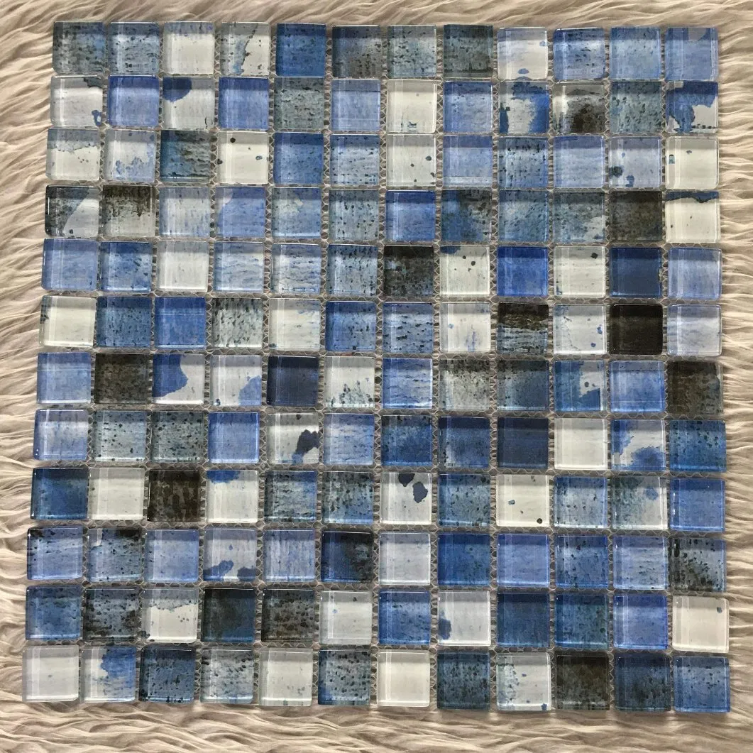 Стеклянная мозаика для стен и пола, 25x25 мм