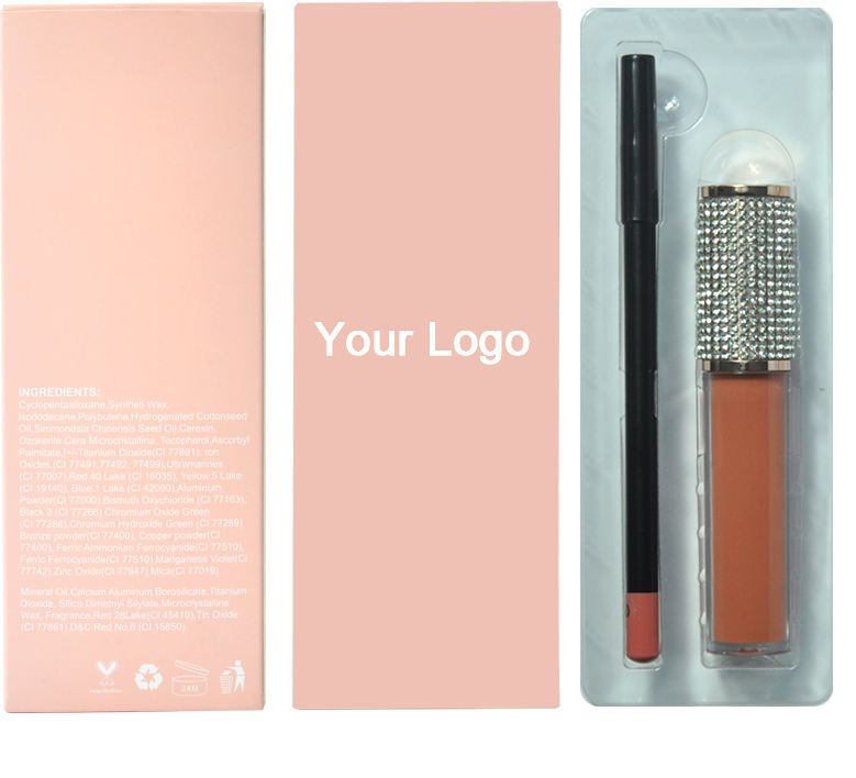 Waterproof Lipkits Private Label Smoothly Lipliner Pencil High Pigmented Lipstick Lipliner Set