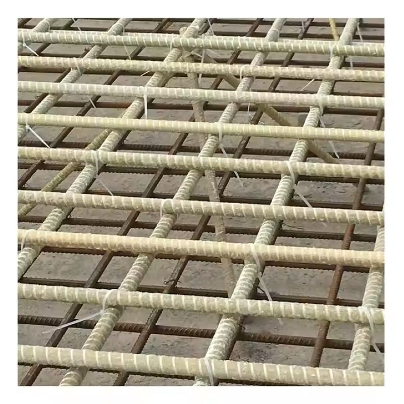 Gfrp Fiberglass Reinforced Mesh Replaces Metal Steel Bars for Lightweight and High-Strength Construction, Making It Convenient