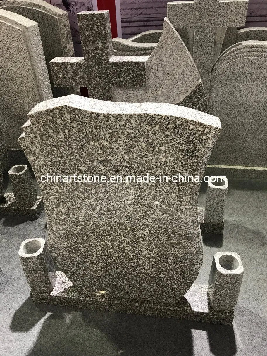 Simple Europe Granite Tombstone Headstone for Ceremony