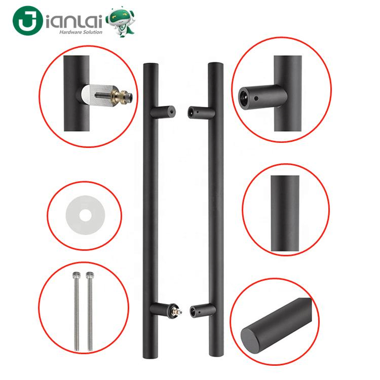 Double Sided H Shape Sliding Door Handle Heavy Duty Swing Door Handle
