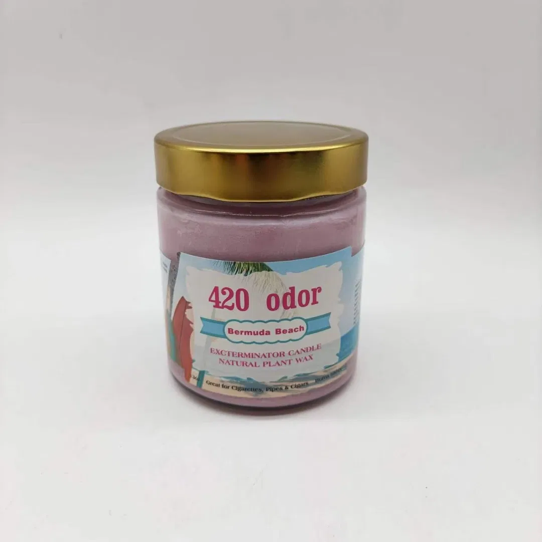Top Selling Glass Candle Jar Smoke Odor Exterminator Candle 13 Oz Jar