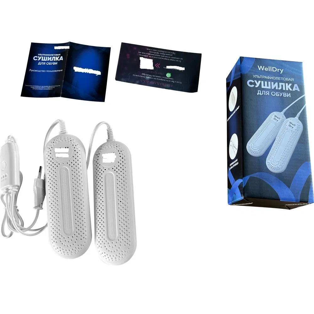 LED Bead of Ultraviolet Light Shoe Dryer with Timer and Euro Plug Features (W6-U)