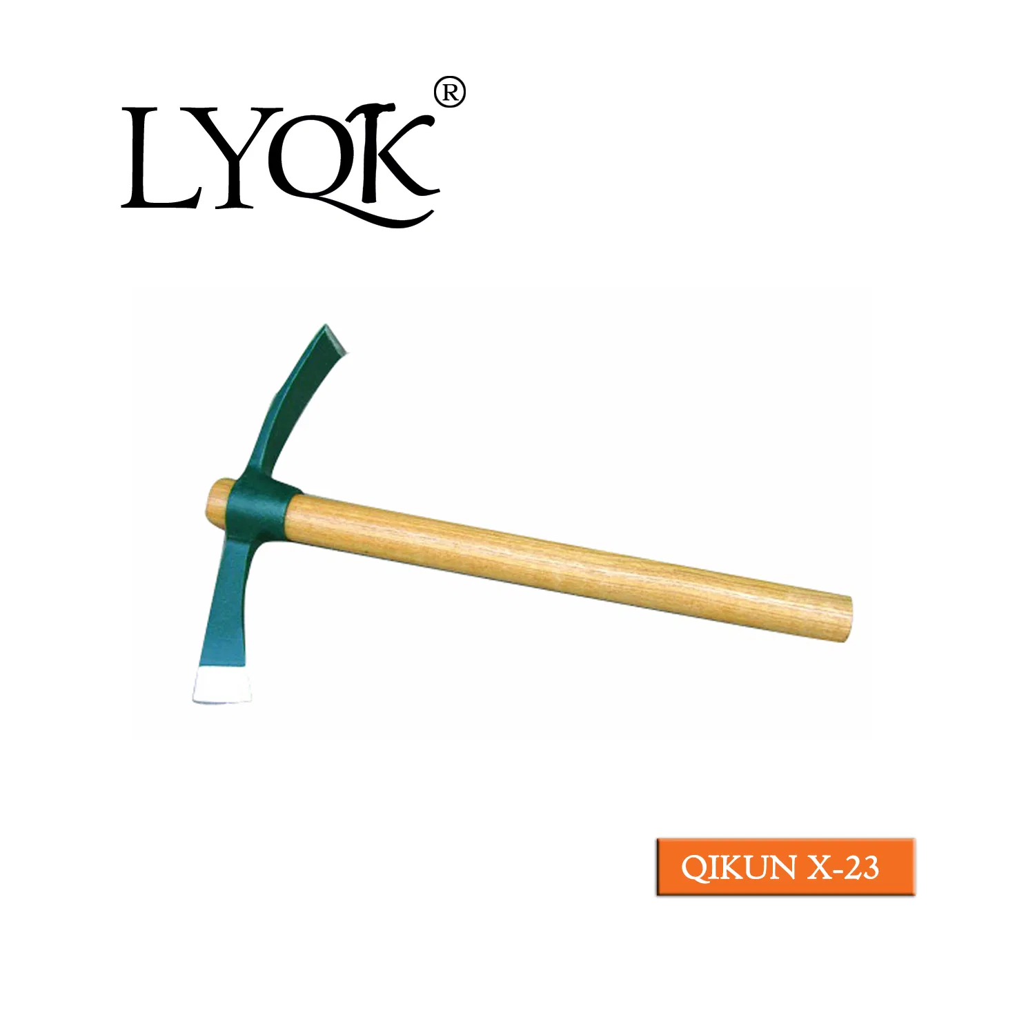 X-20 High Quality Rail Steel 65mn Agriculture Farm Garden Hardware Hand Tools Pick Head Mattock Pickaxe