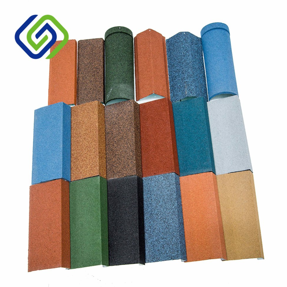 Stone Chips Coated Steel Tile /Guangzhou Building Material /Metal Roofing Price Asphalt Shingles