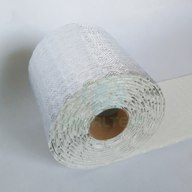 Reflective-Fire-Retarded Aluminum Foil Woven Bubble White PE Film for Wall Insulation