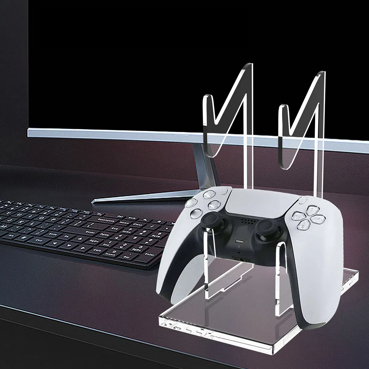 New Controller Stand Dual Layer Game Console Handle Universal Bracket for PS5/PS4/Switch PRO/xBox Elite/xBox 360