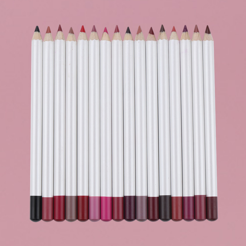 Popular Lipliner Waterproof Long Lasting Brown Color Private Label Vegan Lip Liner