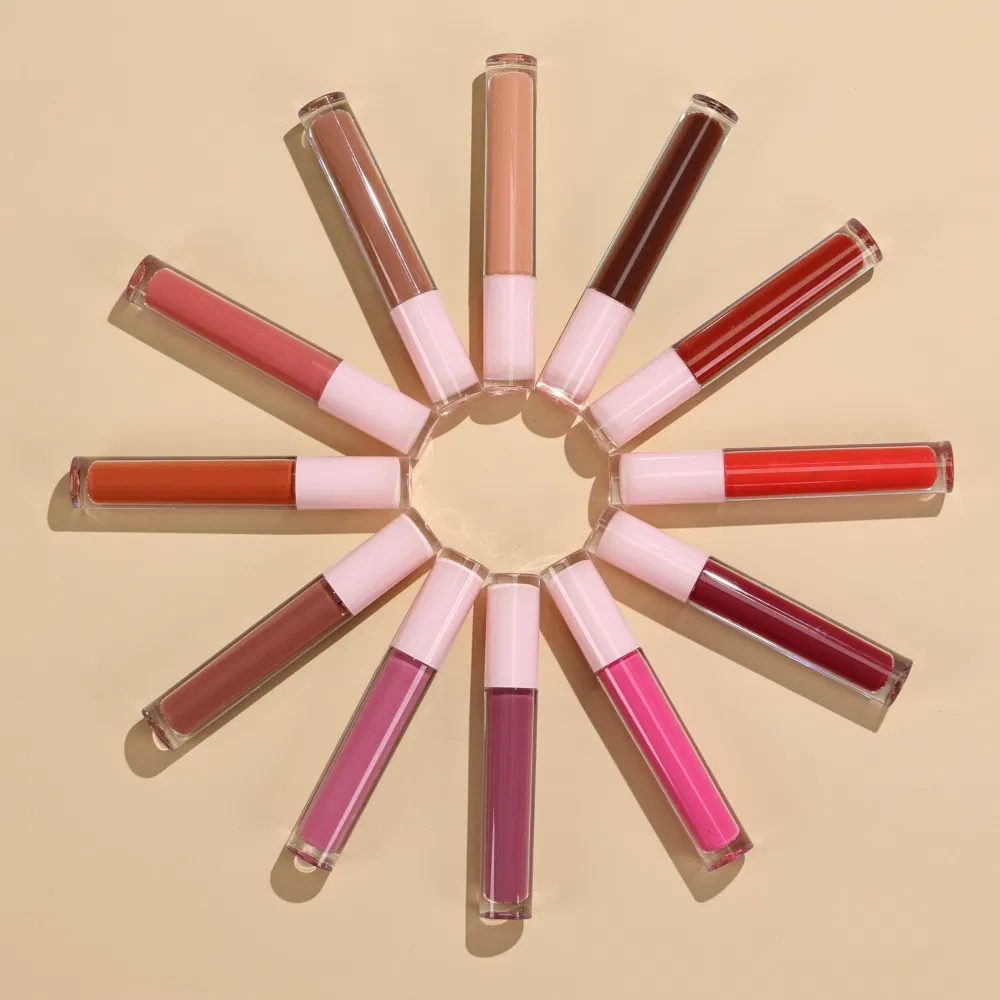 Unique Wave Shape Moist Changing Lip Oil Lip Gloss Waterproof Wavy Grain Your Logo Lipgloss for Girl