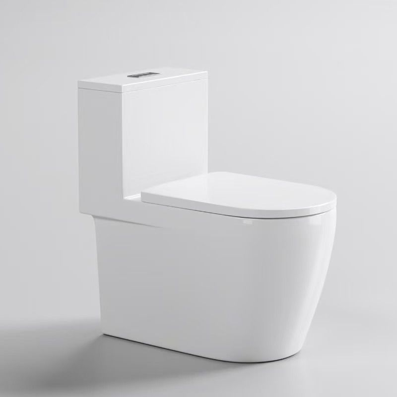 New Design Siphonic Flushing Color Back to Wall One Piece European Style Toilet