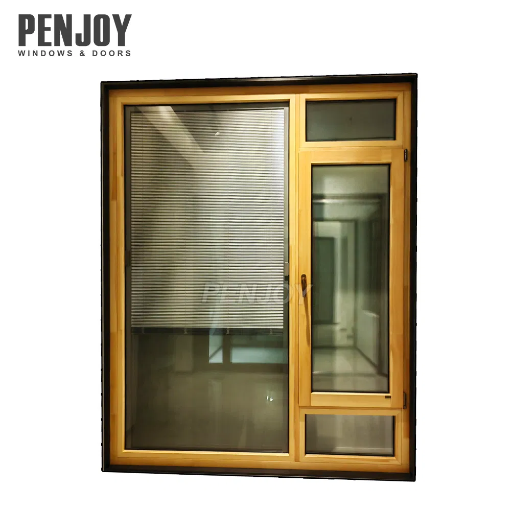 Wood Clad Aluminum Windows Doors Canada Standard Tilt and Turn Wood Windows