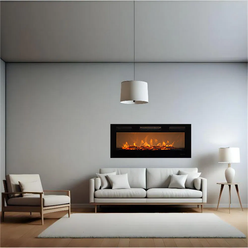 Commercial LED Indoor Decorative Mantel Heaters Fake Electric Fireplaces