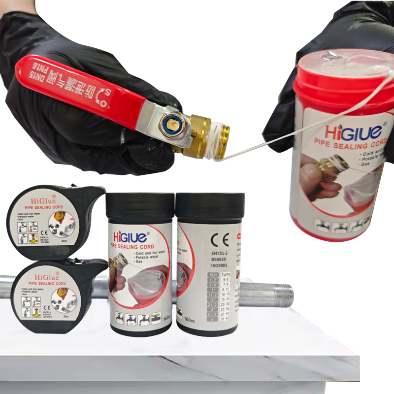 Pipe Thread Sealing Cord with New Label PTFE Tape for Pipeline Repair Fix No Leak 160m Instant Seal 55