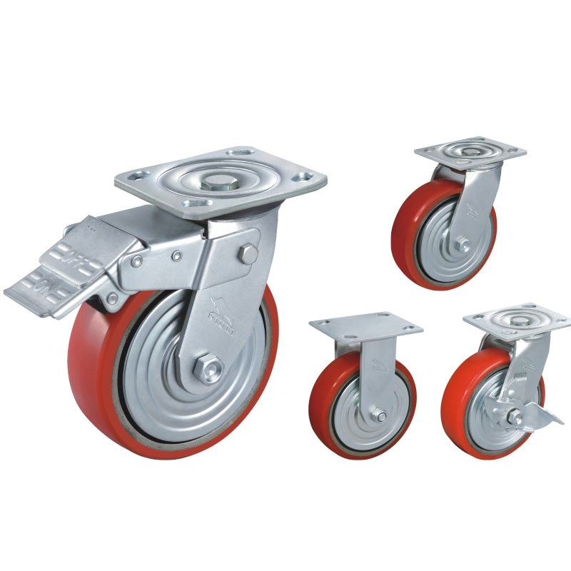 Heavy Duty TPR Fixed Industrial Caster for Smooth Mobility