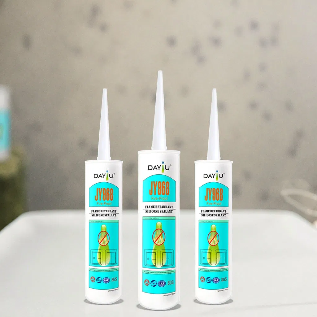 Fire-Rated Neutral Cure Silicone Sealant Intumescent & Fireproof Sealant for Construction Joints & Penetrations