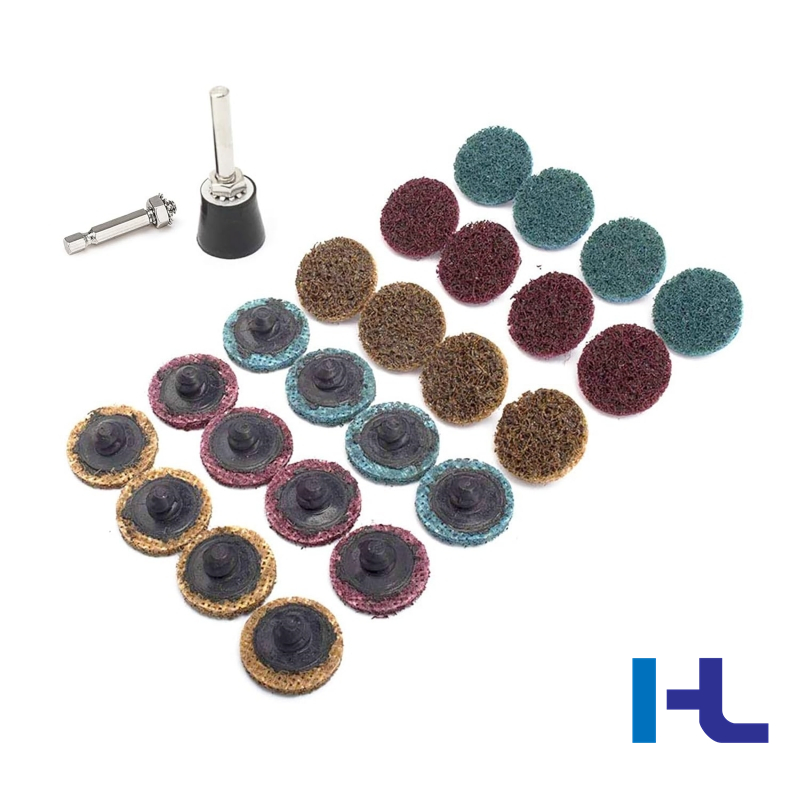 Snap on Non Woven Nylon Surface Prep Quick Change Flap Abrasive Disc for Cleaning